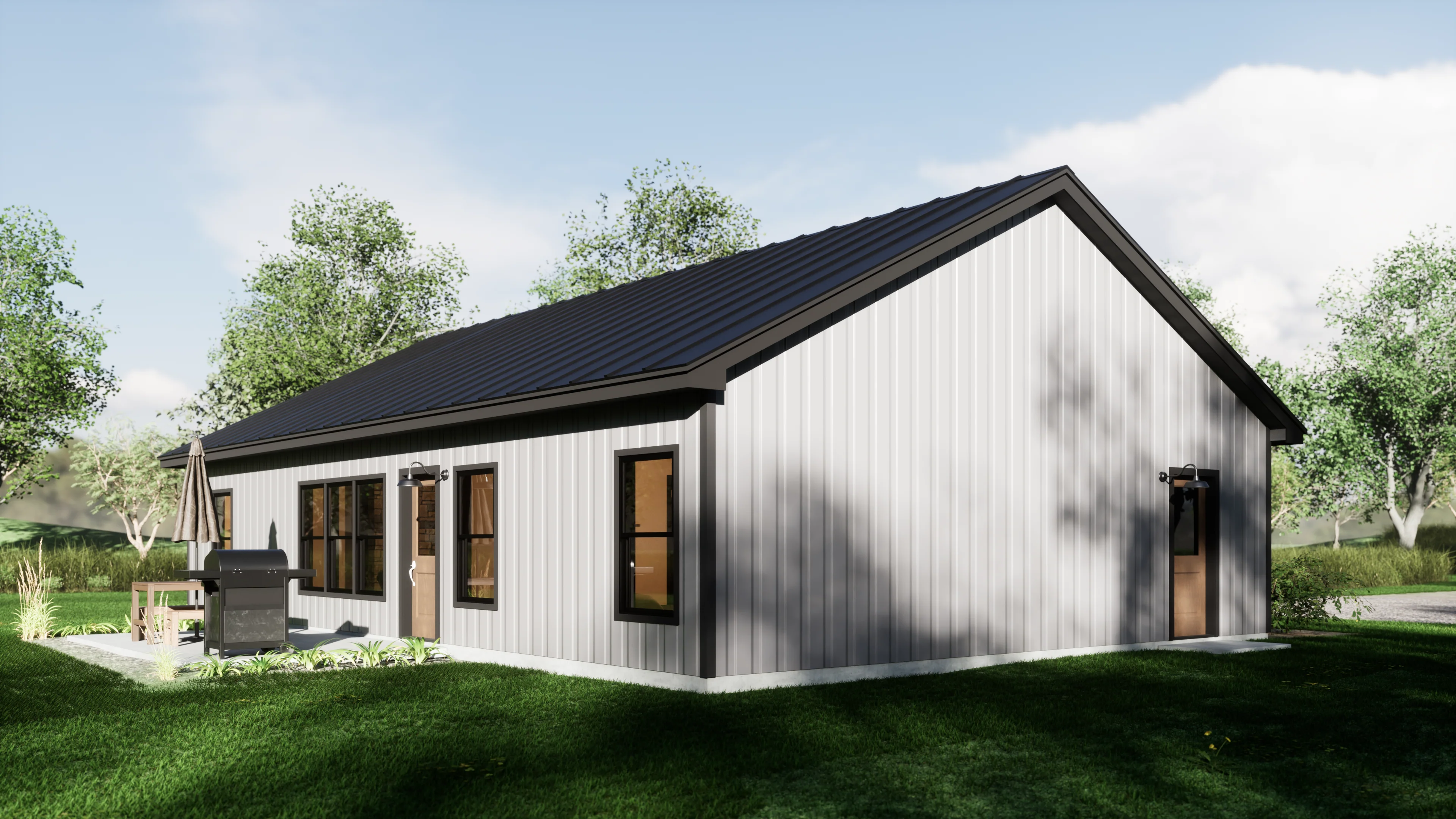 PL-62303 Gorefield Barndominium House Plans - Image 6