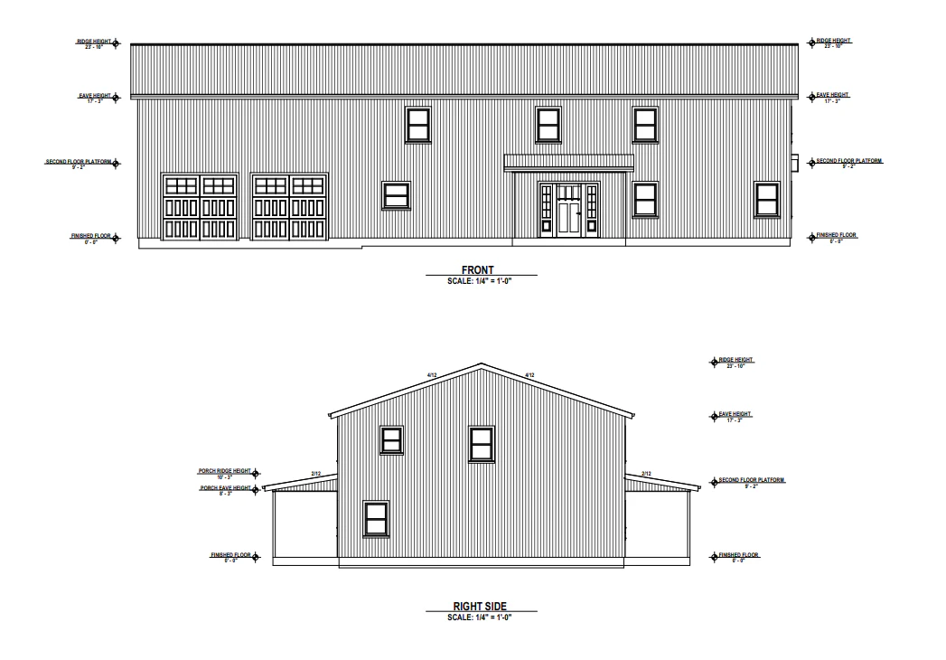 PL-62304 Wolfe Barndominium House Plans - Image 3