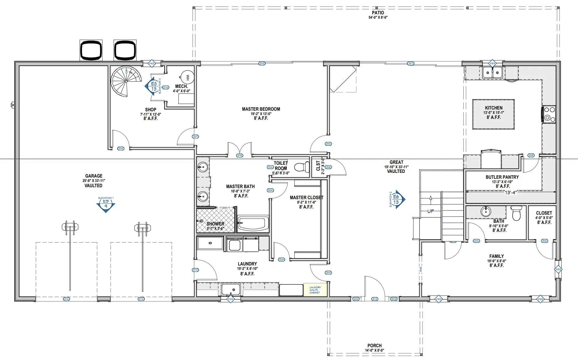 PL-62304 Wolfe Barndominium House Plans - Image 4