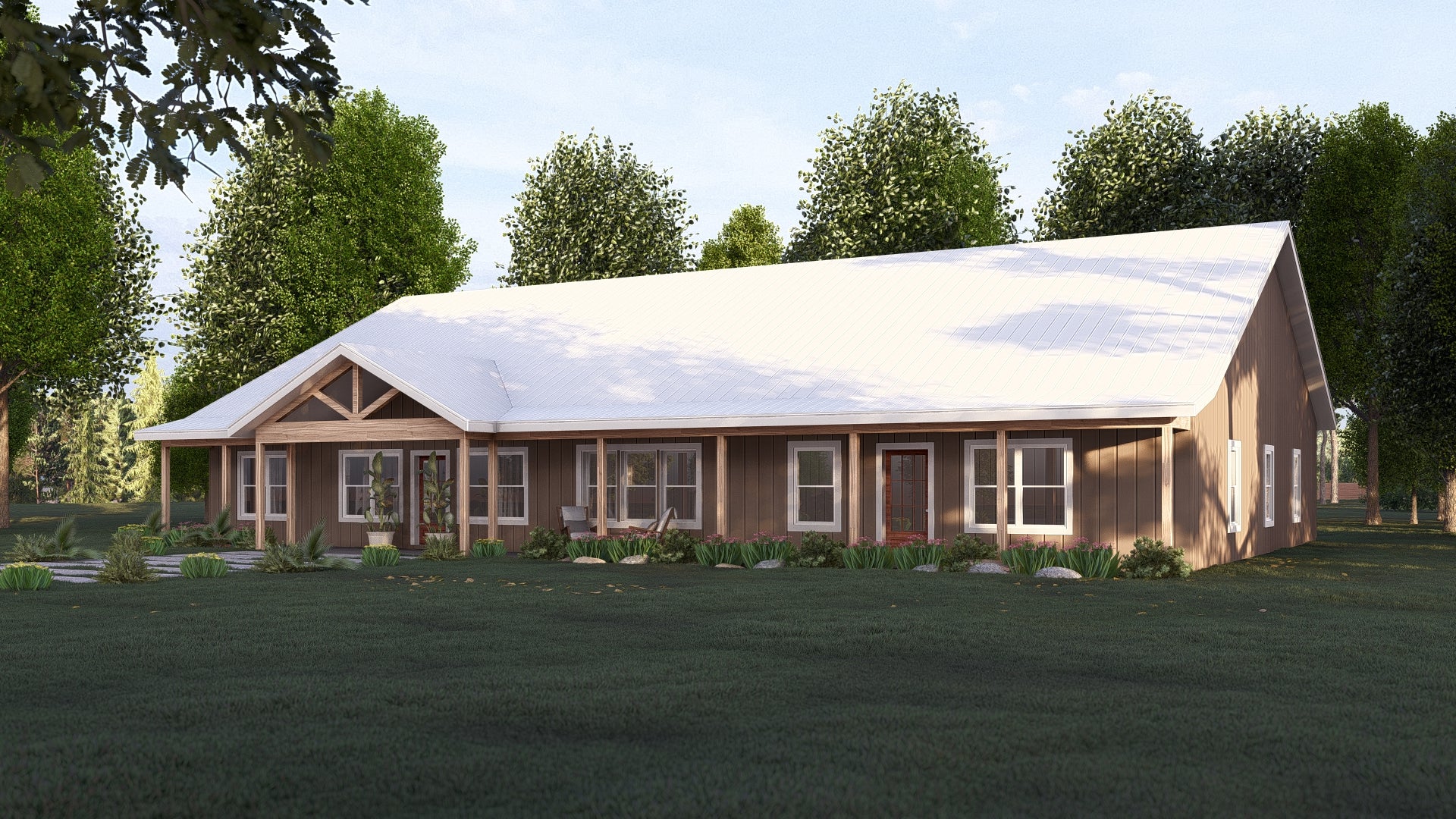 PL-62307 Sunnyside Barndominium House Plans - Image 3