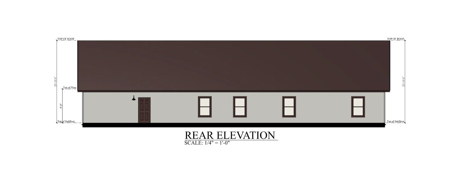 PL-62307 Sunnyside Barndominium House Plans - Image 6