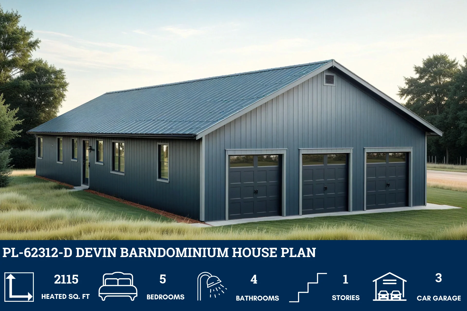 PL-62312-D Devin Barndominium House Plan - Image 8