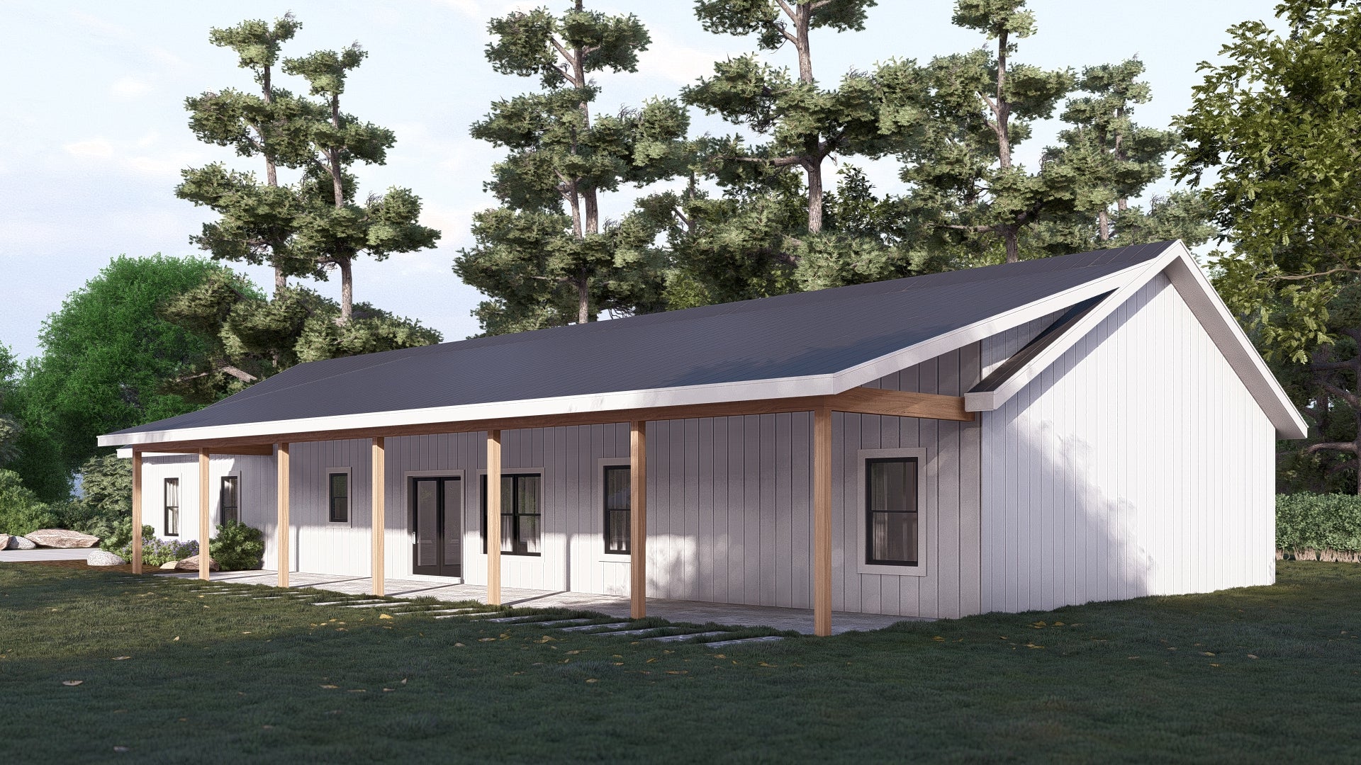 PL-62312 Harmony Barndominium House Plan - Image 3