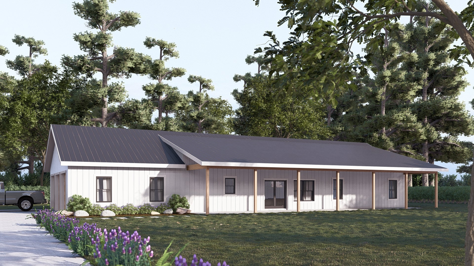 PL-62312 Harmony Barndominium House Plan - Image 4