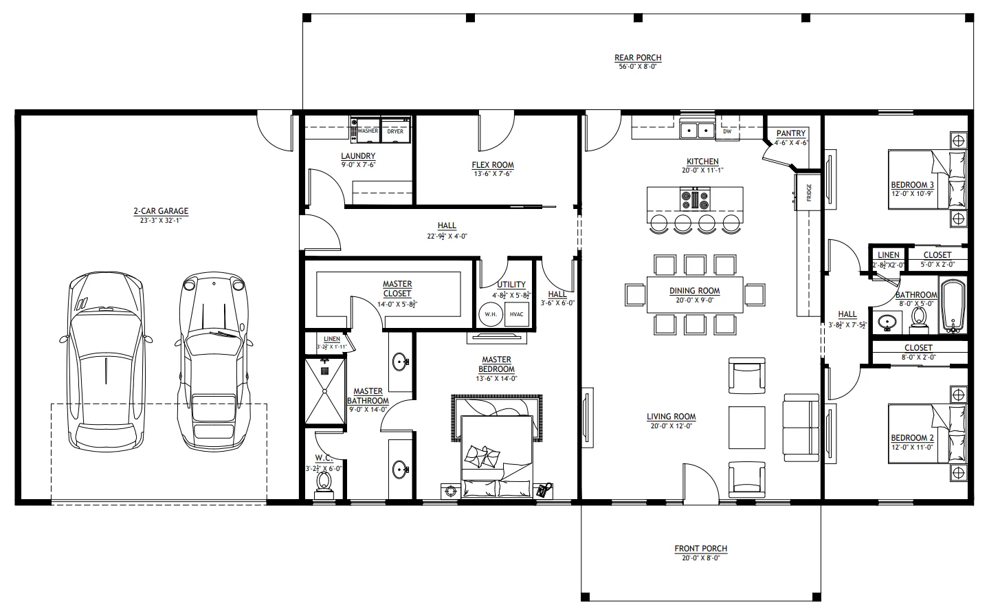 PL-62313-C Christopher Barndominium House Plan - Image 11