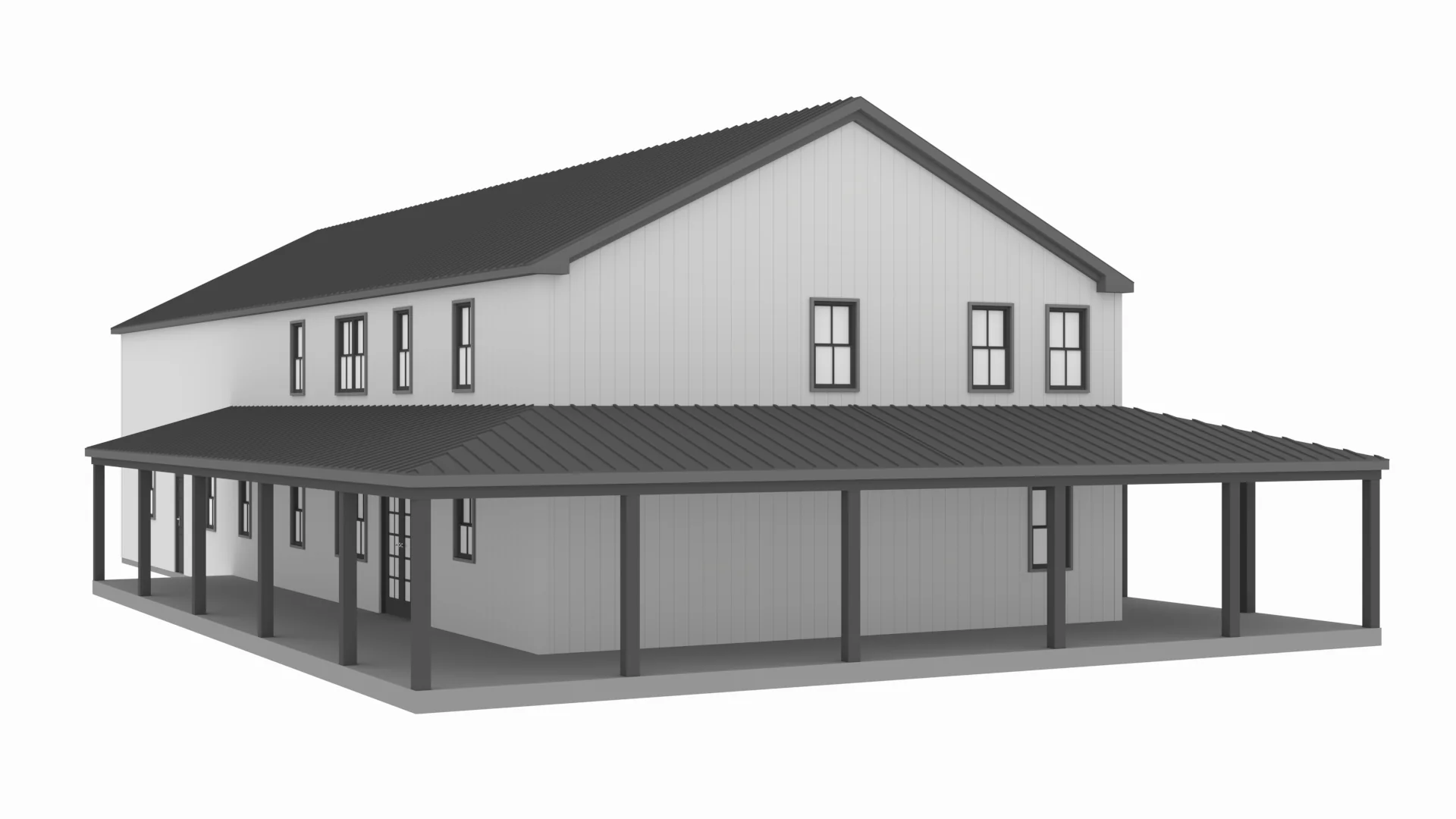 PL-62324 Milford Barndominium House Plan - Image 12