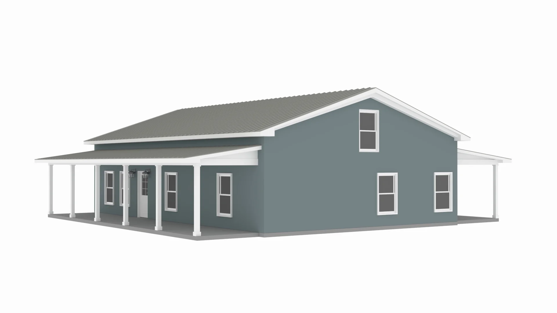 PL-62401 Blaze Barndominium House Plan - Image 5