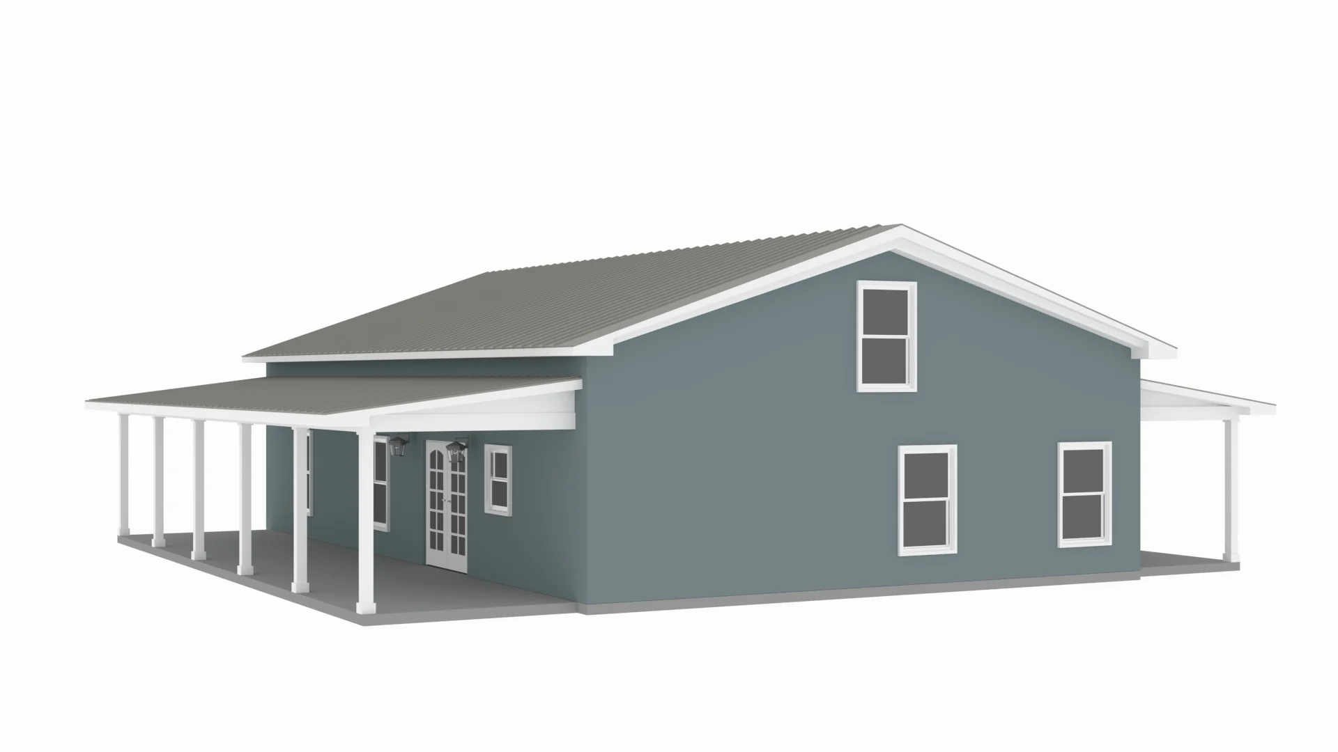 PL-62401 Blaze Barndominium House Plan - Image 6