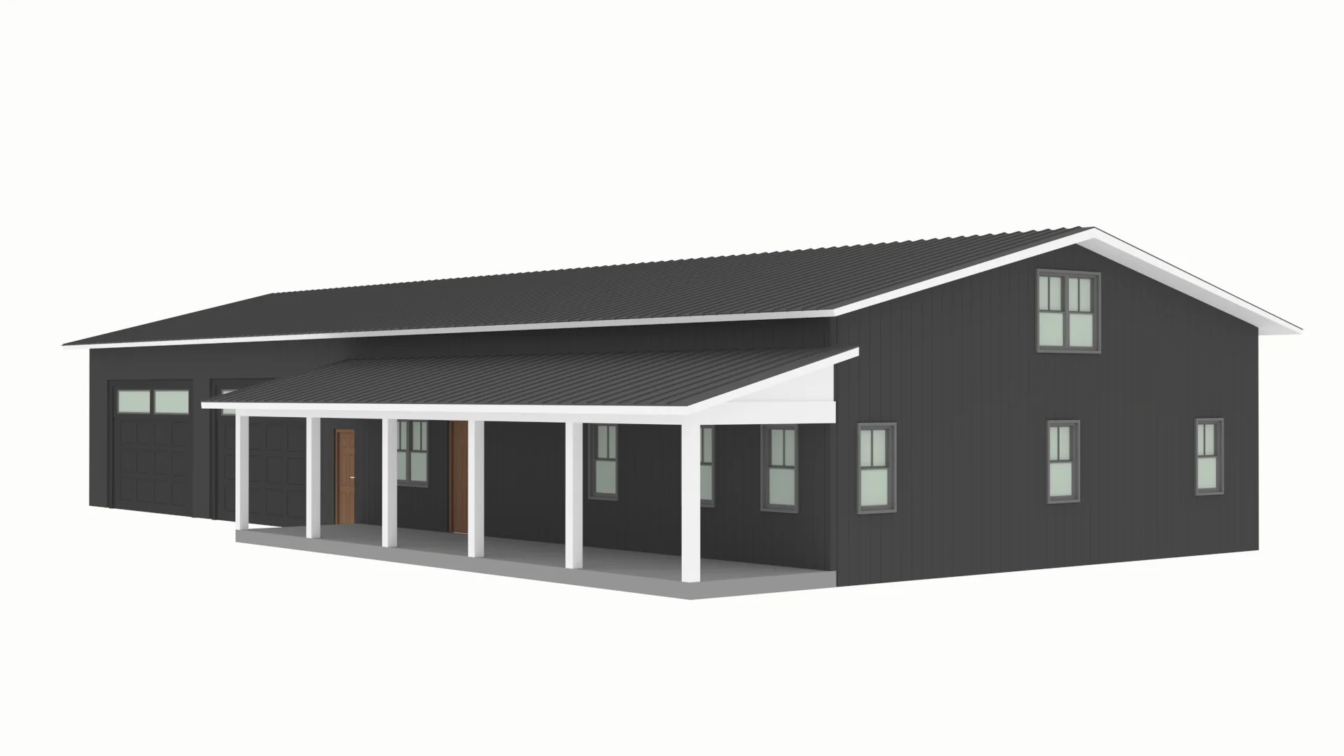 PL-62504 Cameron Barndominium House Plan - Image 10