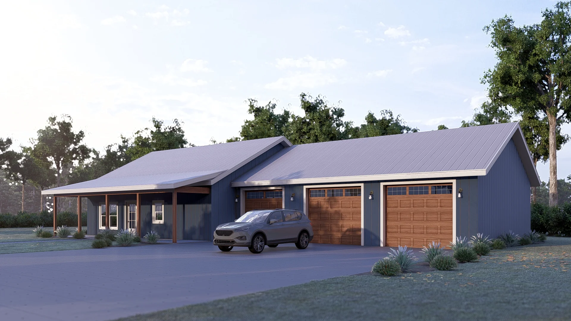 PL-62510 Jordan Barndominium House Plan - Image 5