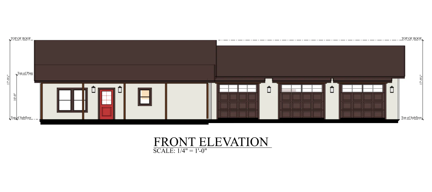 PL-62510 Jordan Barndominium House Plan - Image 6