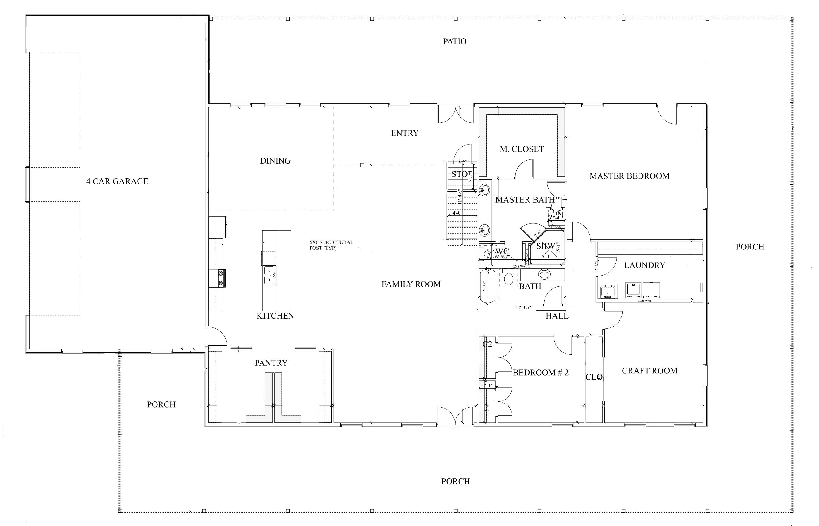 PL-62511-T Tessa Barndominium House Plan - Image 11
