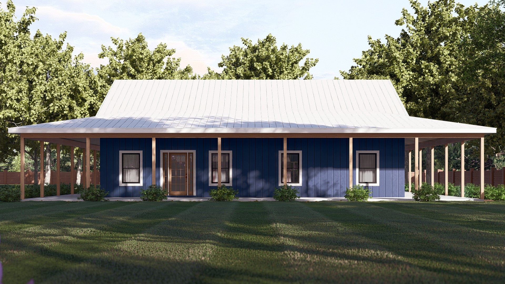 PL-62512 Alexander Barndominium House Plan - Image 3