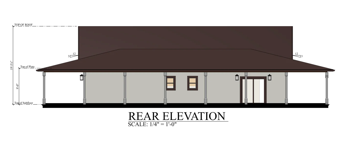 PL-62512 Alexander Barndominium House Plan - Image 6