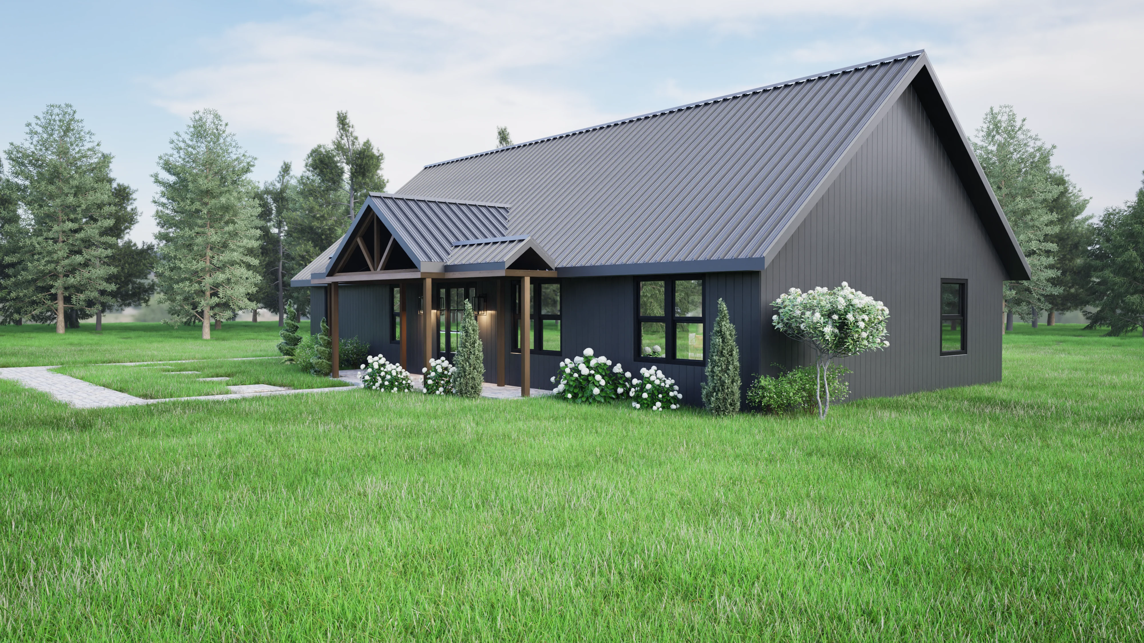 PL-62513 Harper Barndominium House Plan - Image 4