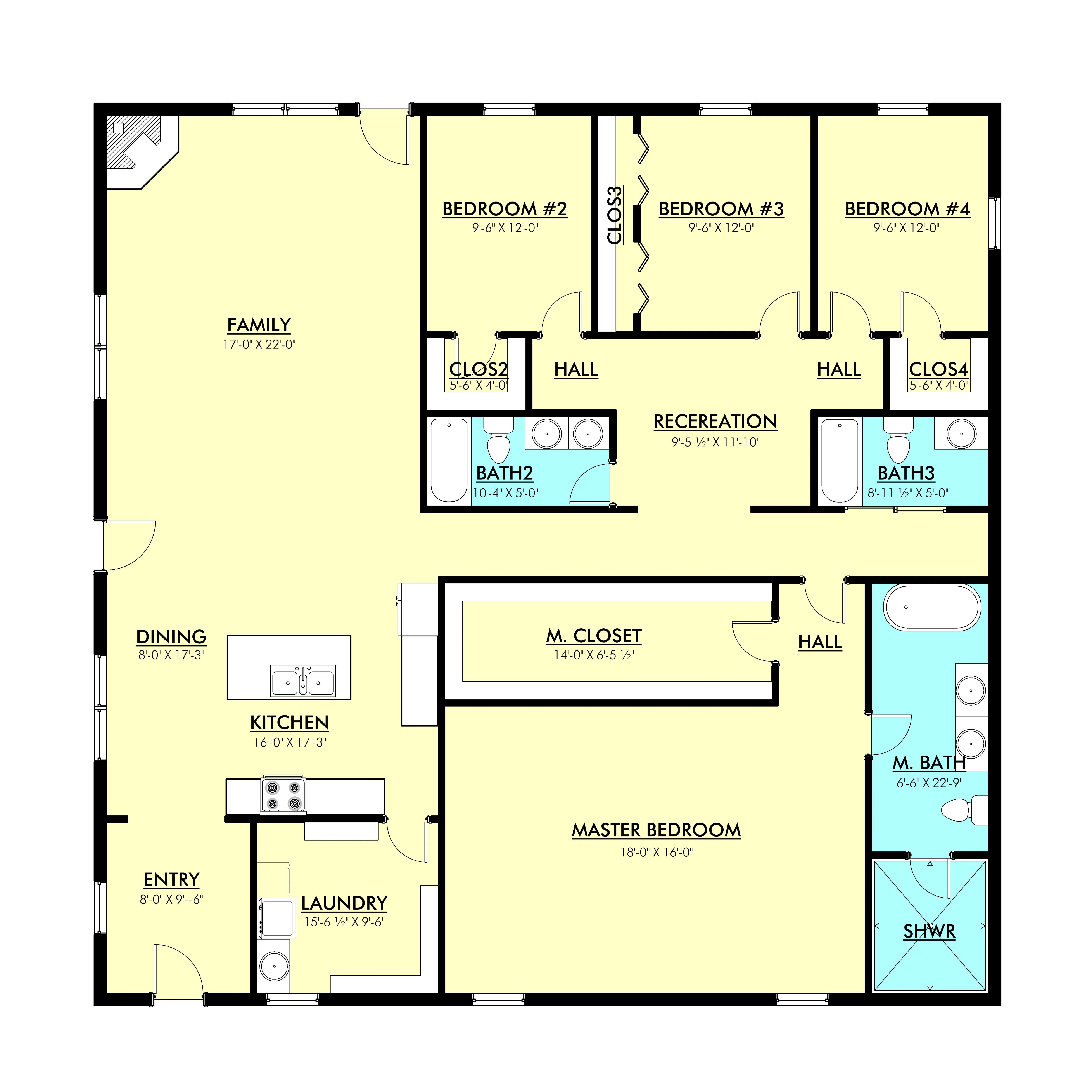 PL-62514 Constantine Barndominium House Plan - Image 16