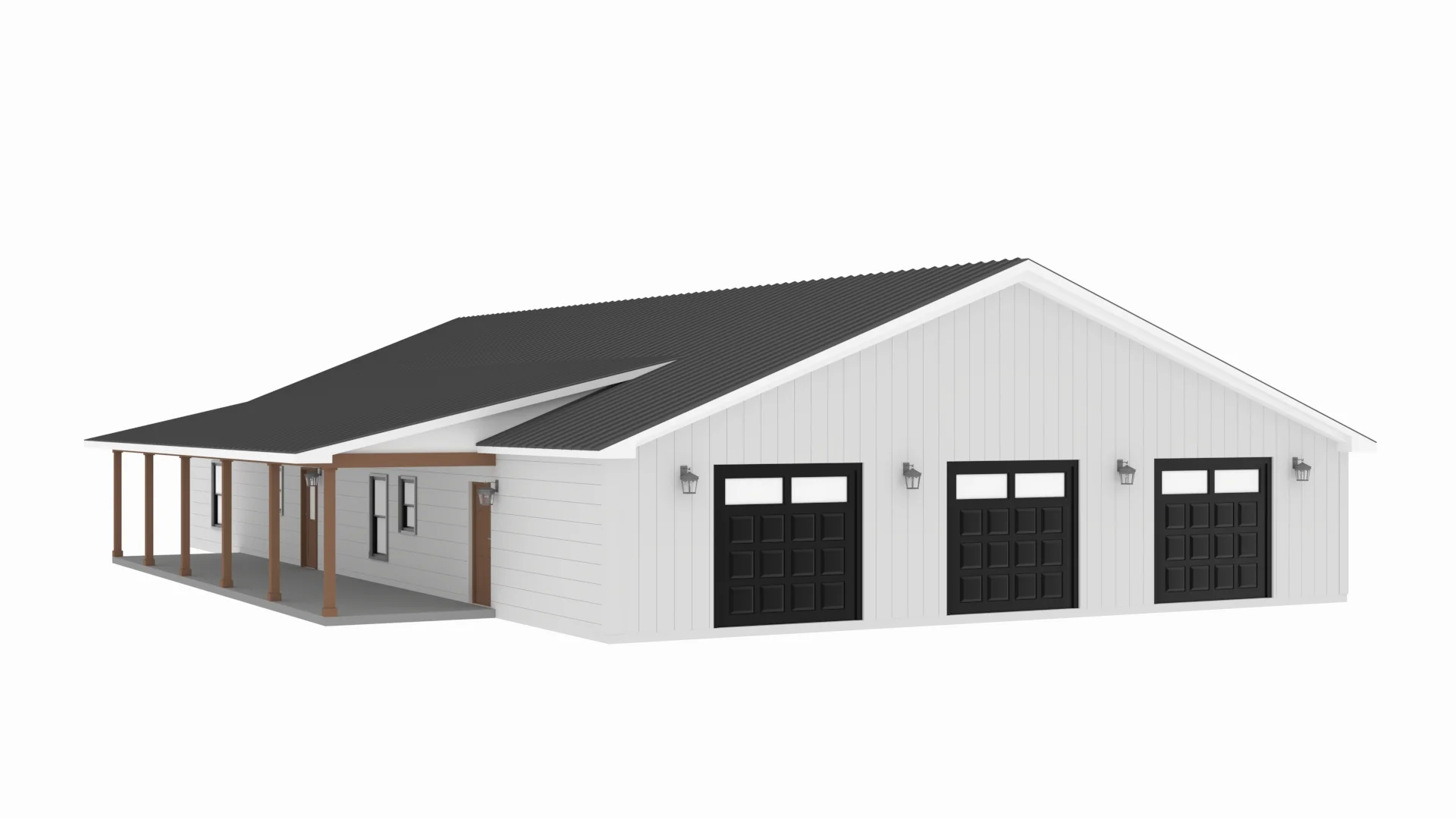 PL-62515 Isabel Barndominium House Plan - Image 6