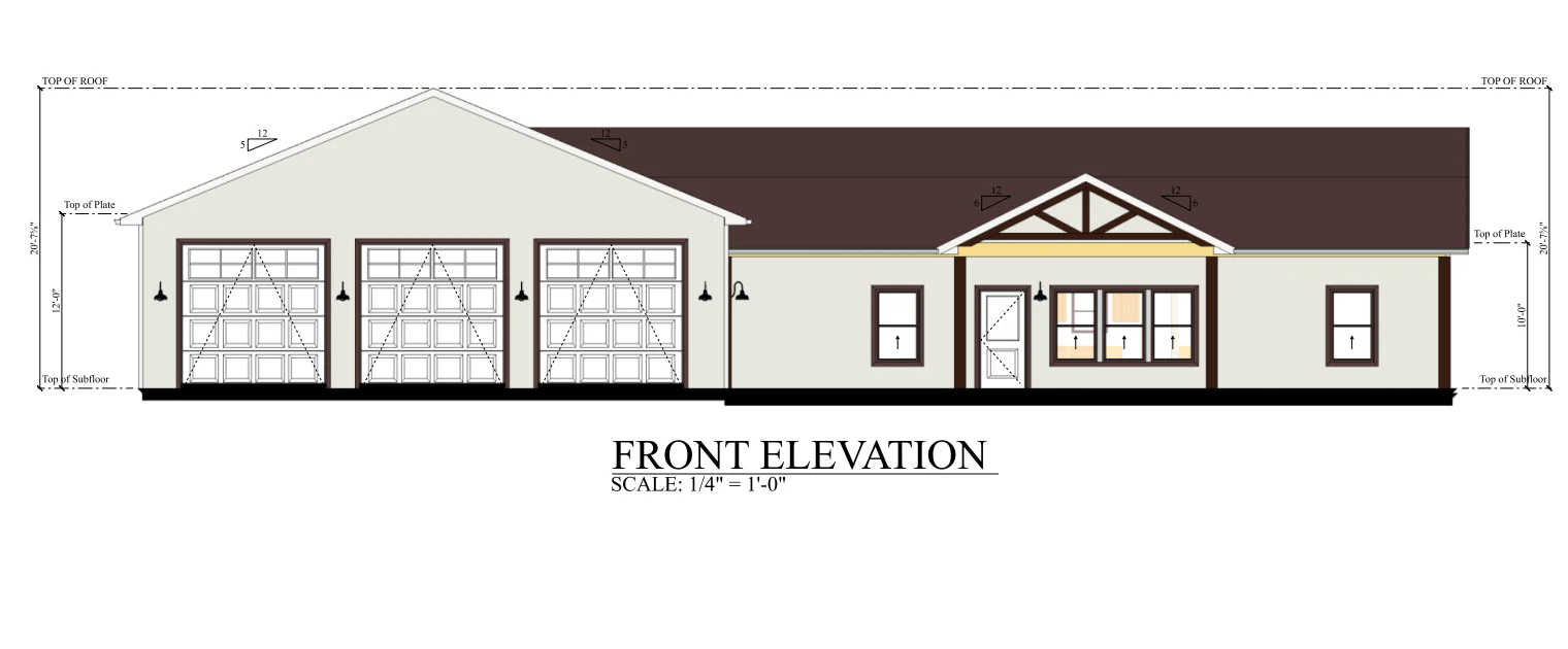 PL-62516 Johnson Barndominium House Plan - Image 3