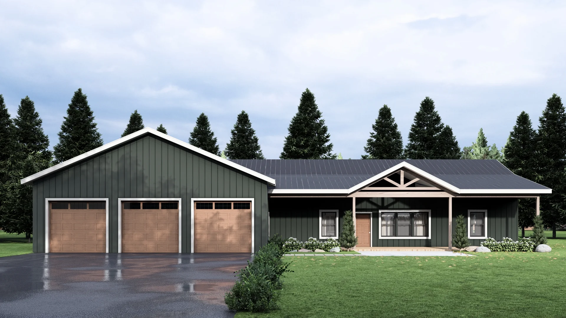 PL-62516 Johnson Barndominium House Plan - Image 6