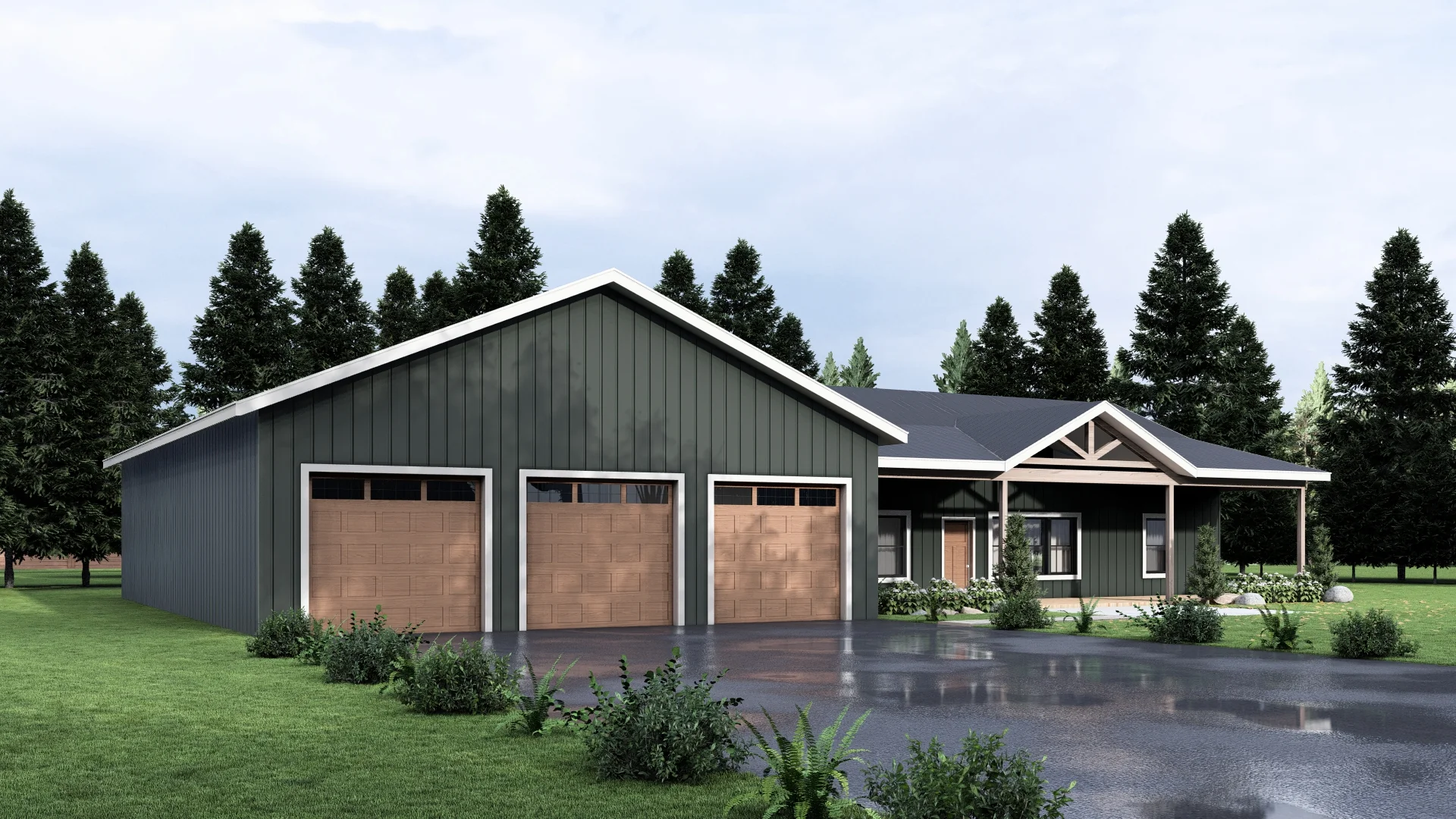 PL-62516 Johnson Barndominium House Plan - Image 7