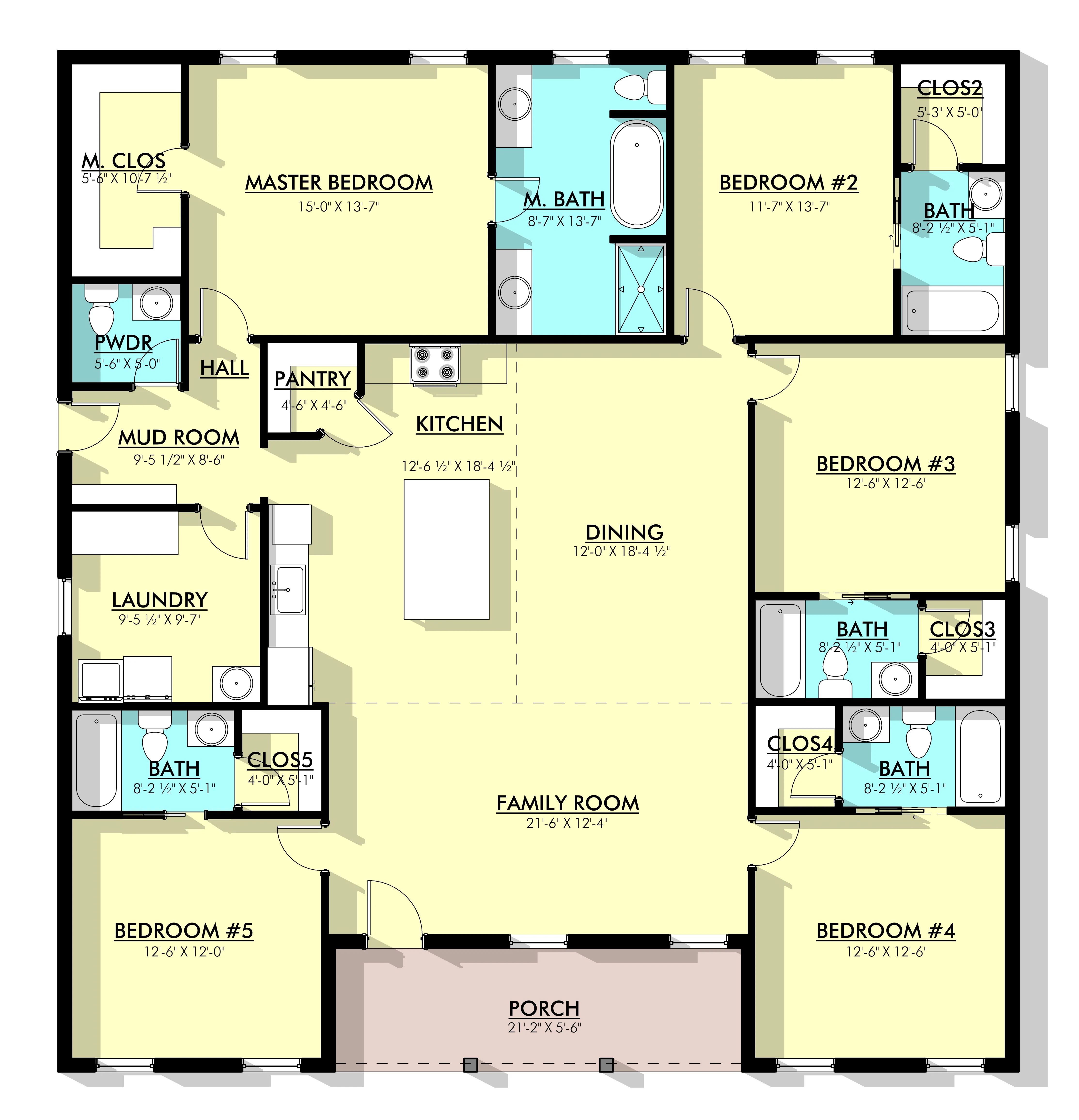 PL-62520 Amelia Barndominium House Plan - Image 12