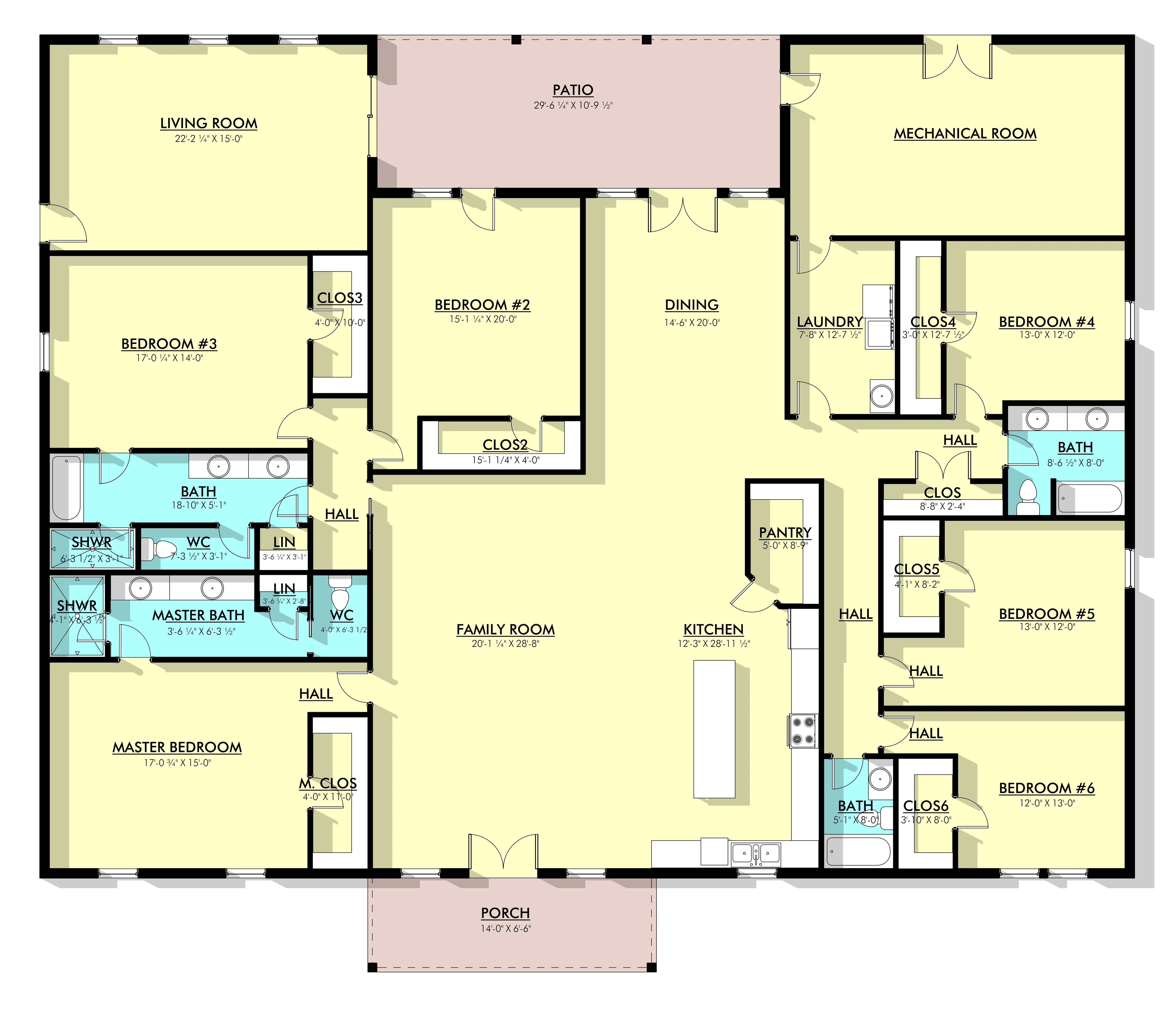 PL-62521 Neptune Barndominium House Plan - Image 11
