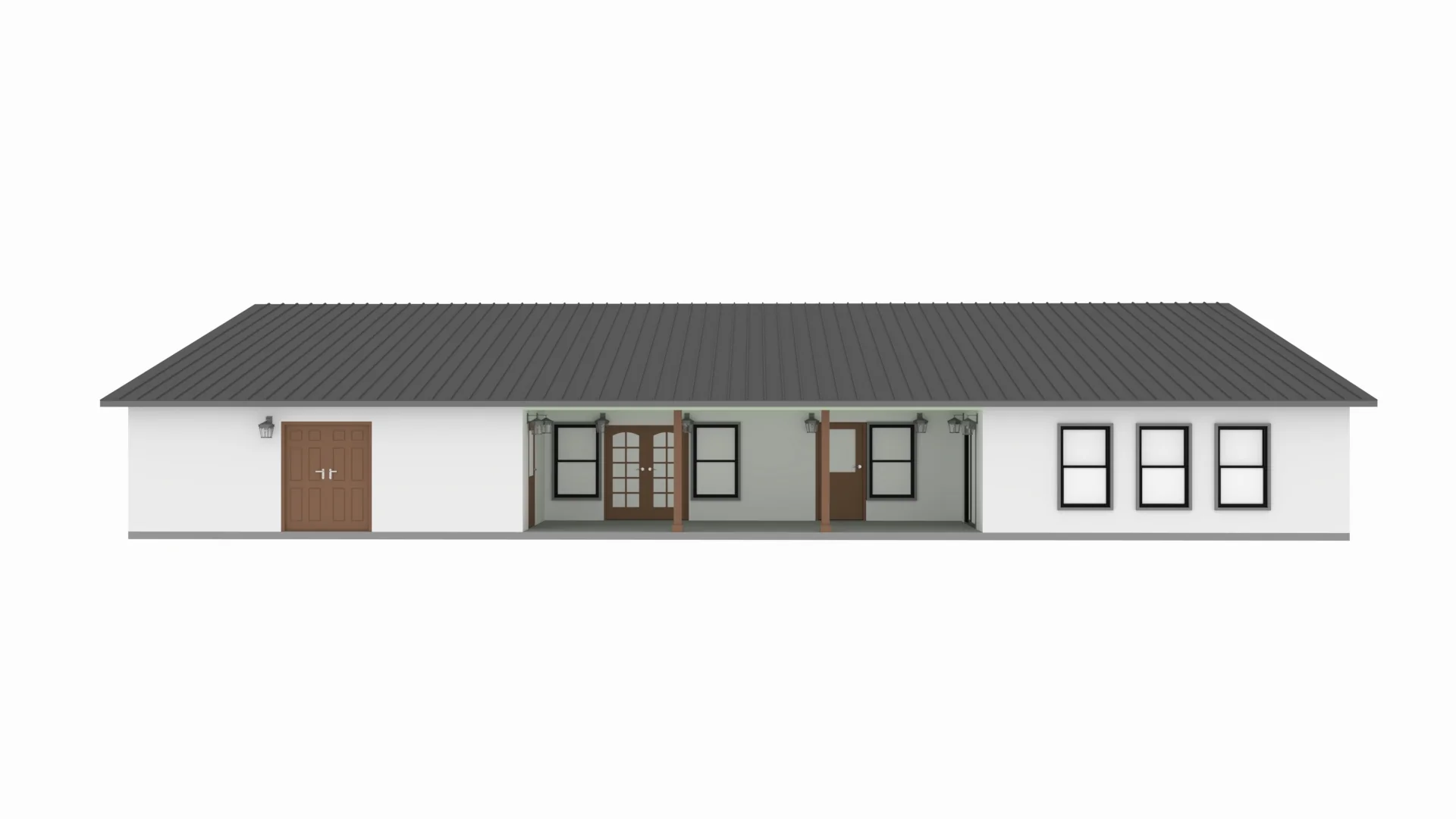 PL-62521 Neptune Barndominium House Plan - Image 5