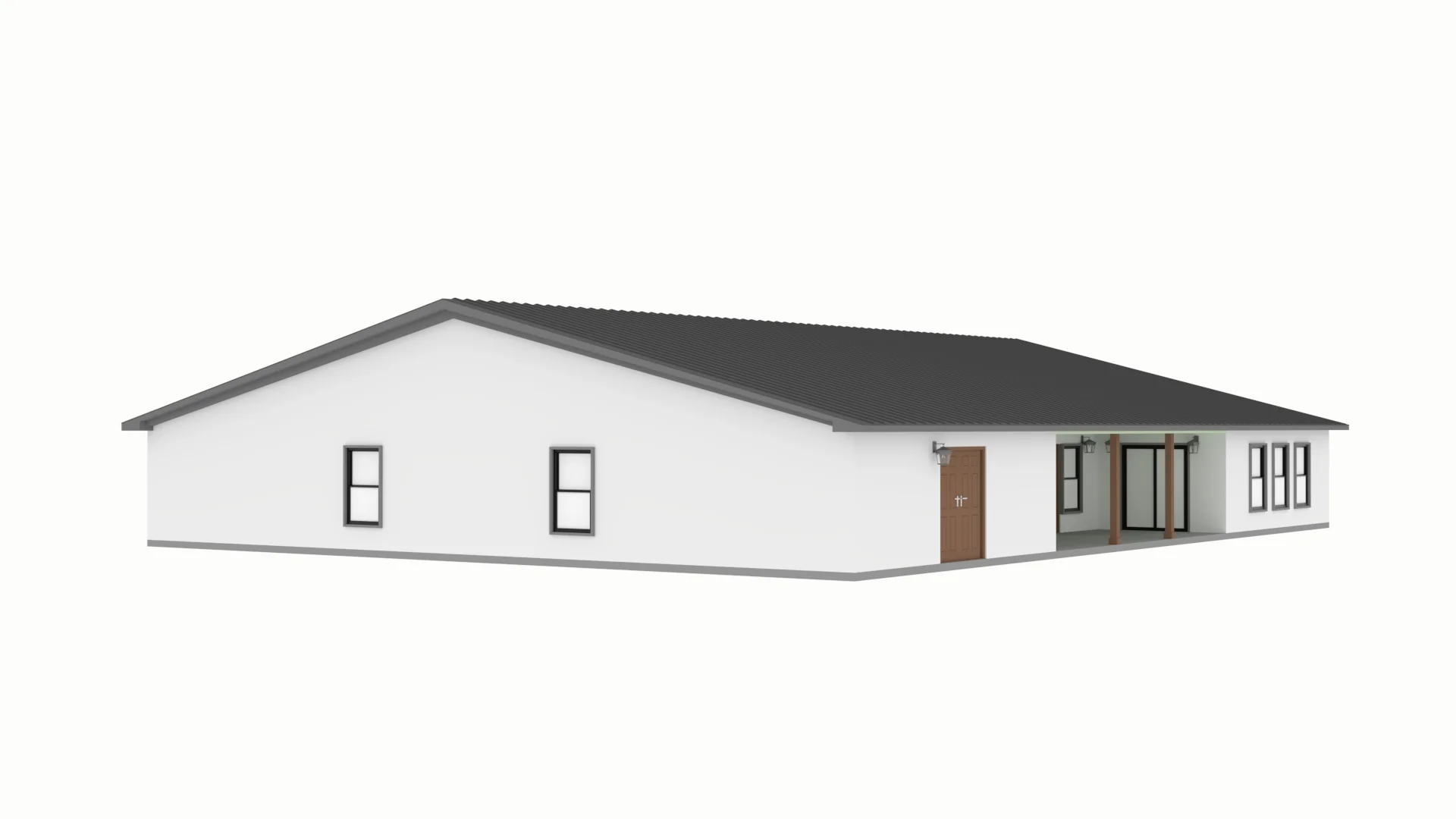 PL-62521 Neptune Barndominium House Plan - Image 6