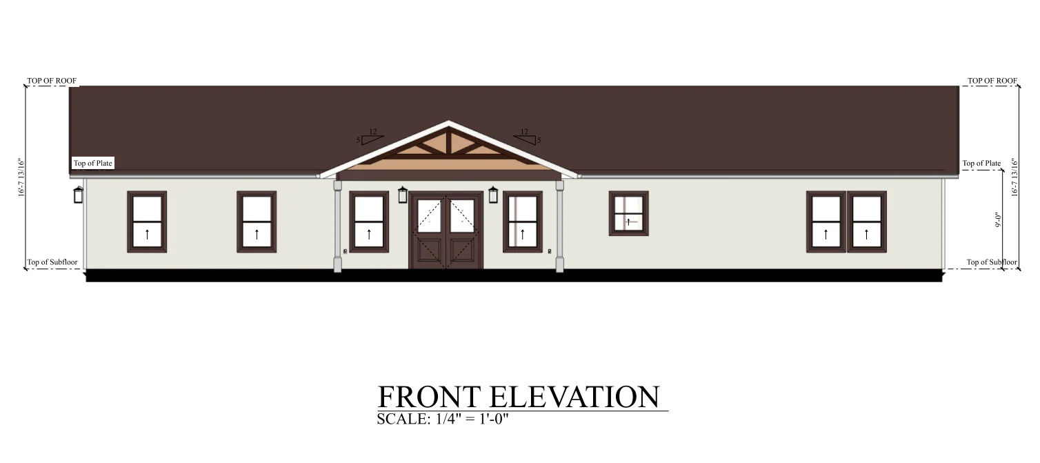 PL-62521 Neptune Barndominium House Plan - Image 8