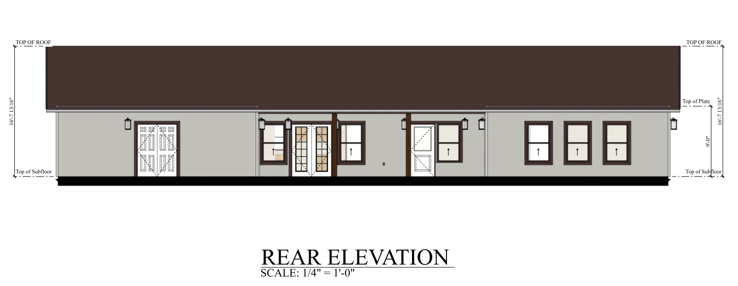 PL-62521 Neptune Barndominium House Plan - Image 9