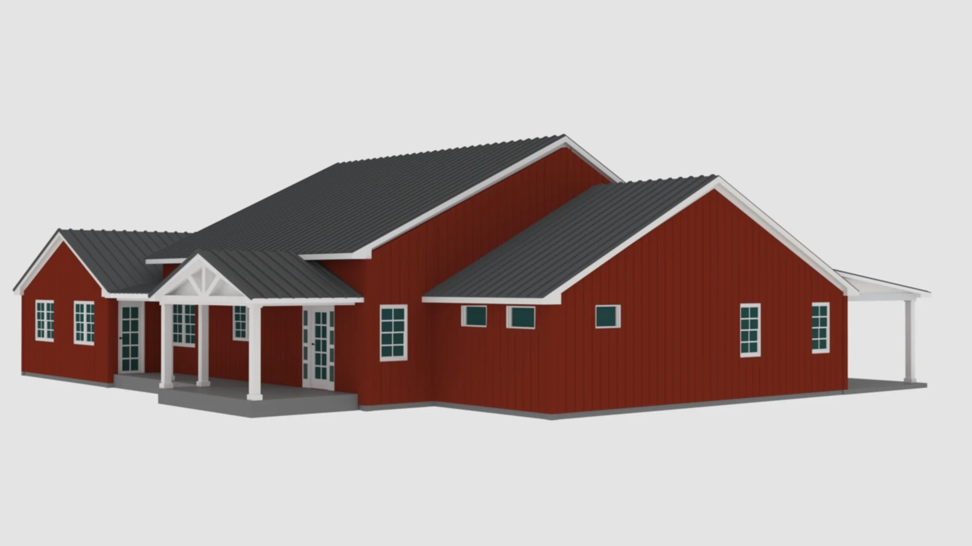 PL-62650 Oakdale Barndominium House Plan - Image 16
