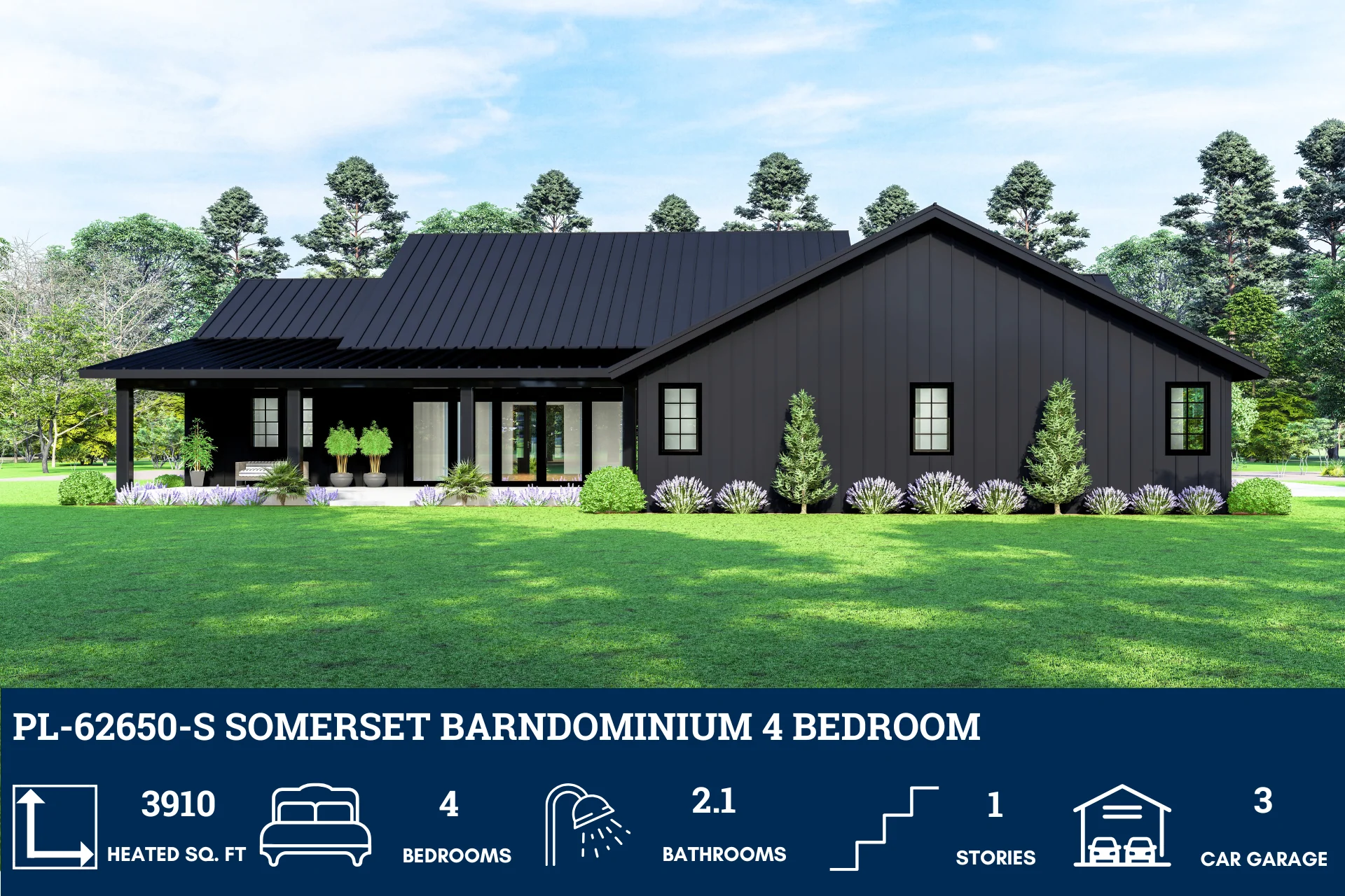 PL-62650-S Somerset Barndominium House Plan - Image 11