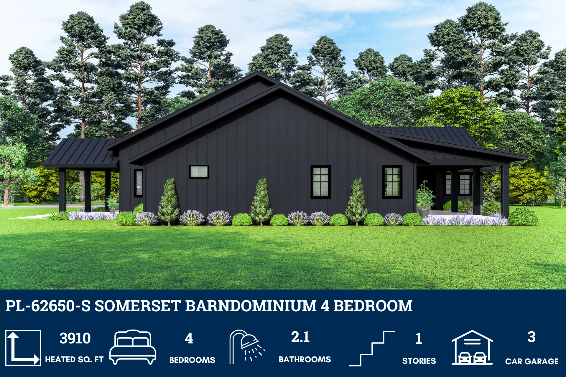 PL-62650-S Somerset Barndominium House Plan - Image 12