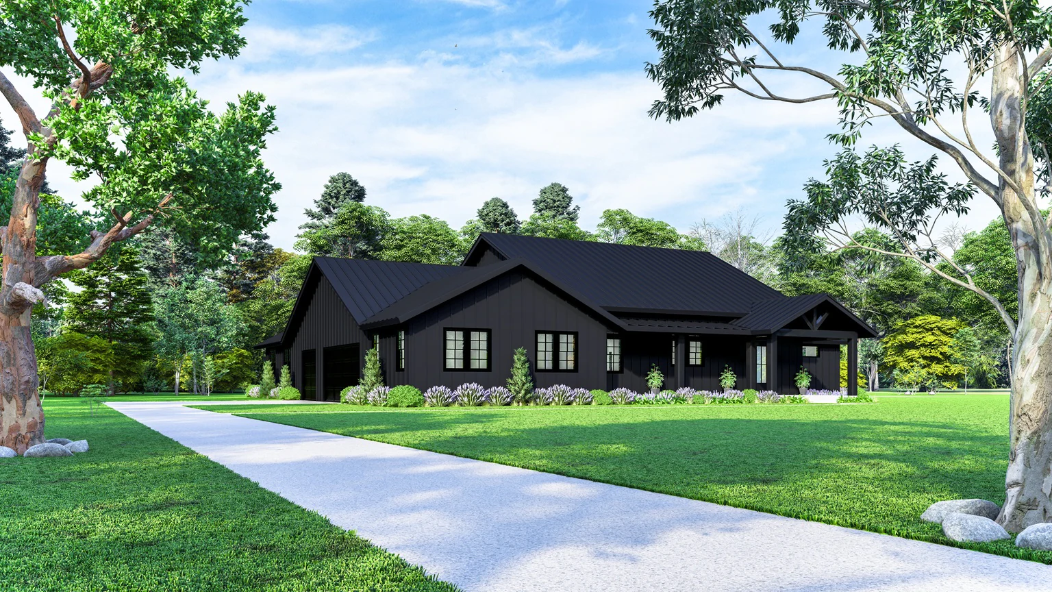 PL-62650-S Somerset Barndominium House Plan - Image 2