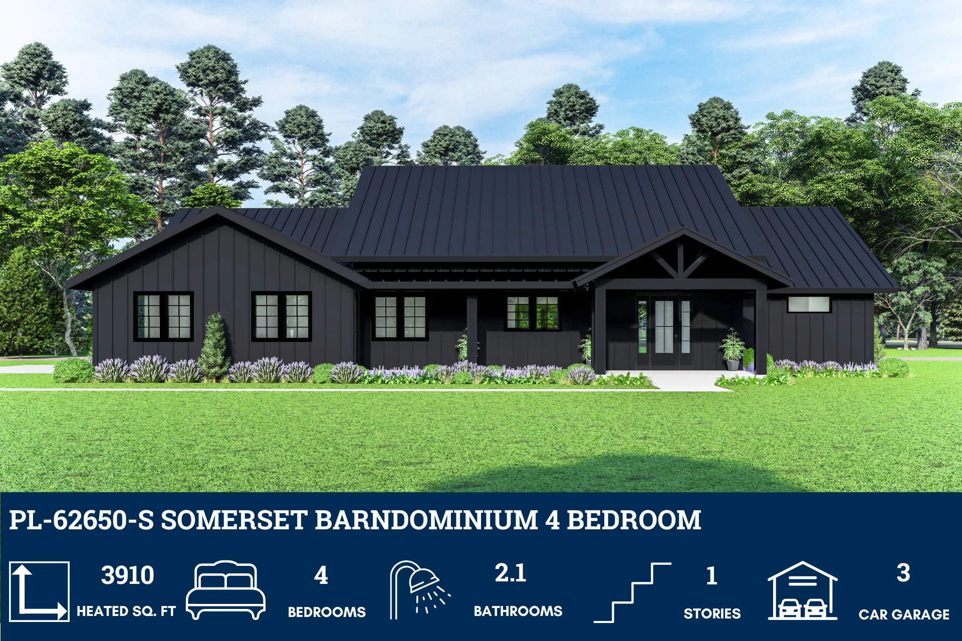 PL-62650-S Somerset Barndominium House Plan - Image 7