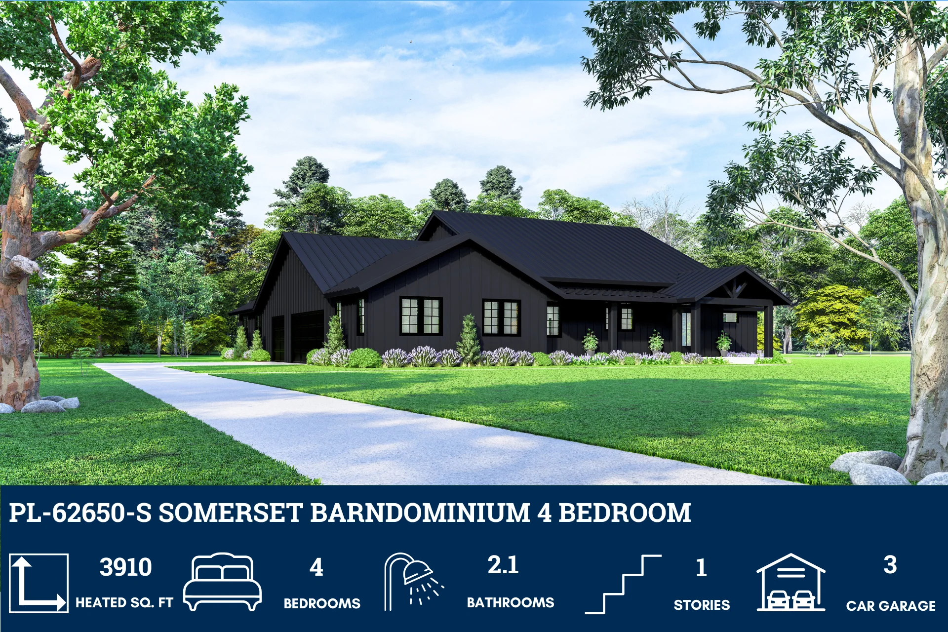 PL-62650-S Somerset Barndominium House Plan - Image 8