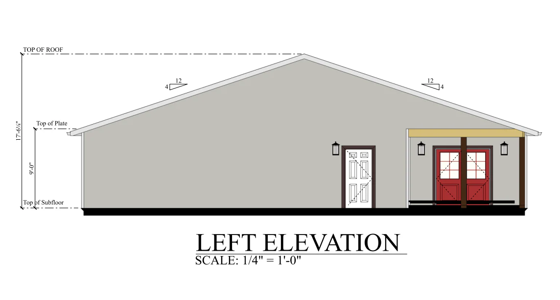PL-62740 Halligan Barndominium House Plan - Image 10