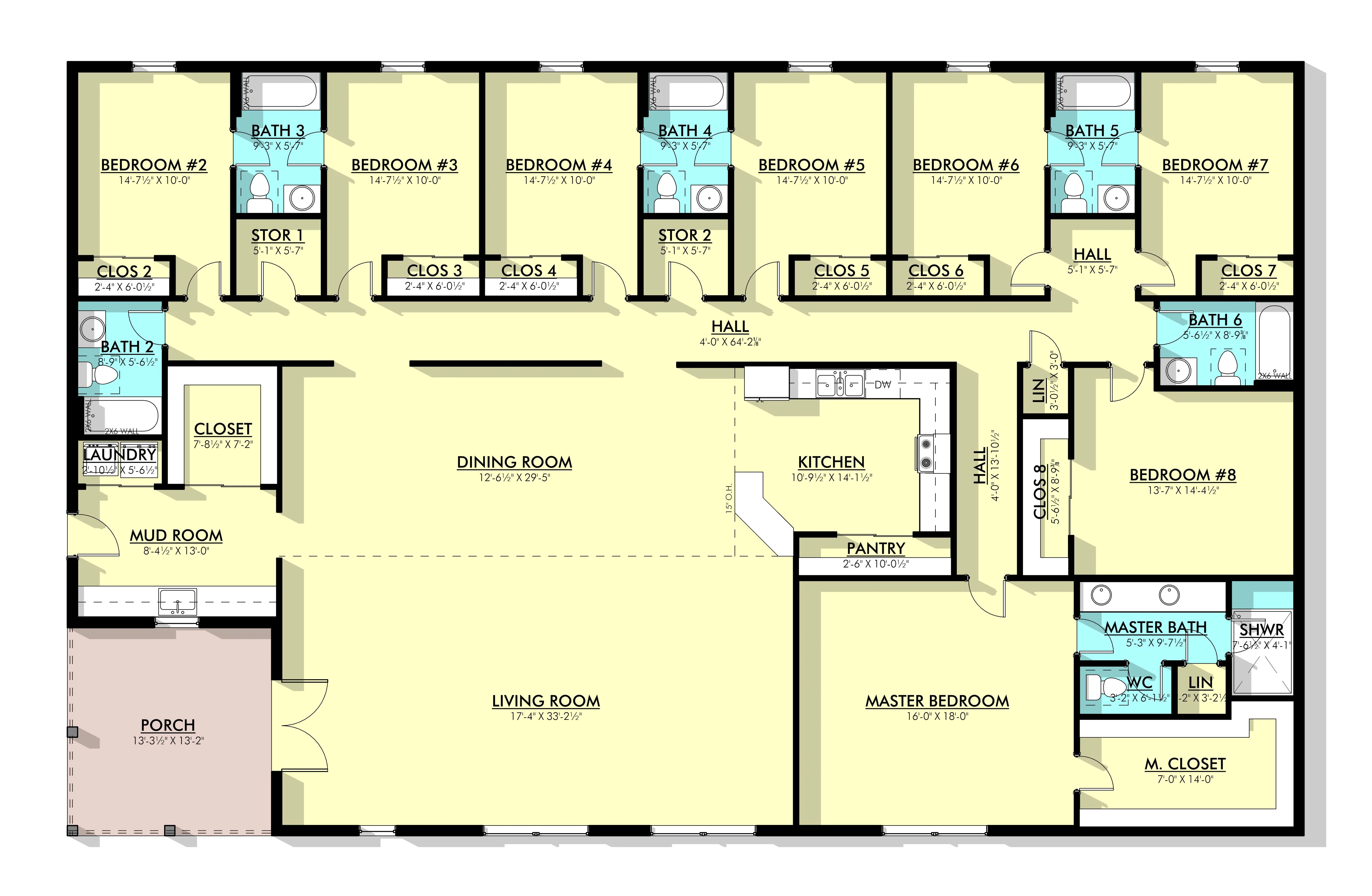 PL-62740 Halligan Barndominium House Plan - Image 12