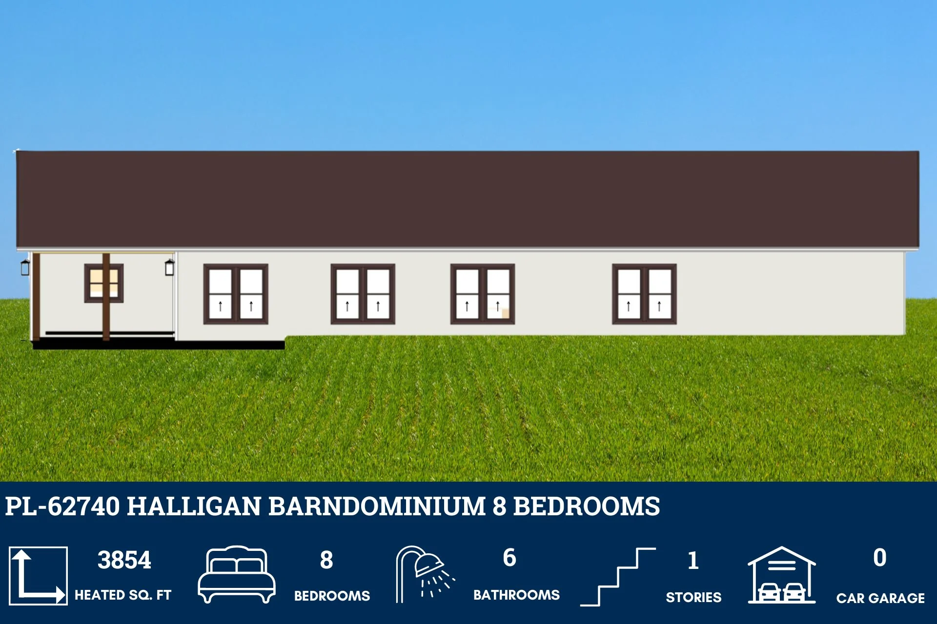 PL-62740 Halligan Barndominium House Plan - Image 3