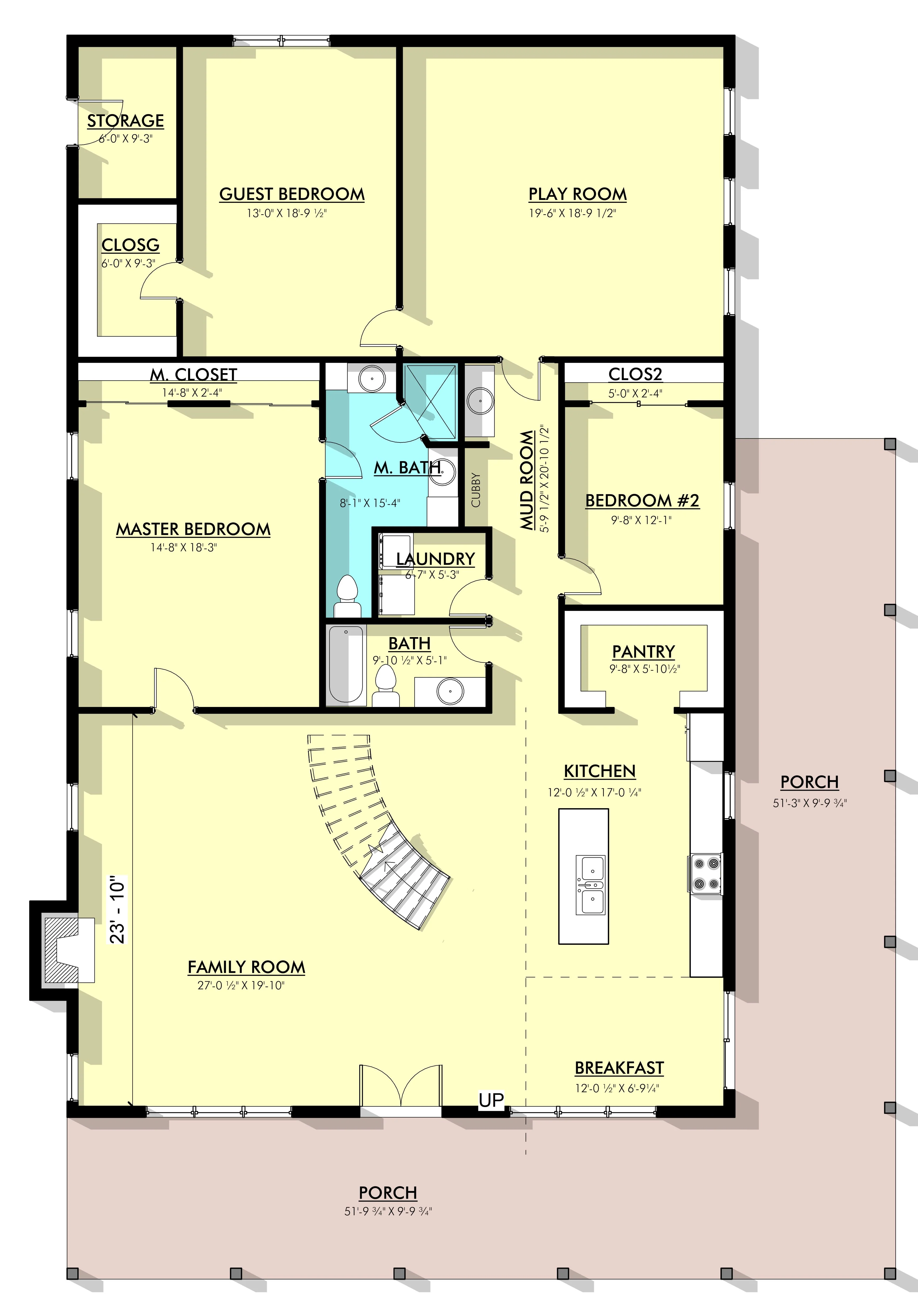 PL-62748 Ainsley Barndominium House Plan - Image 12