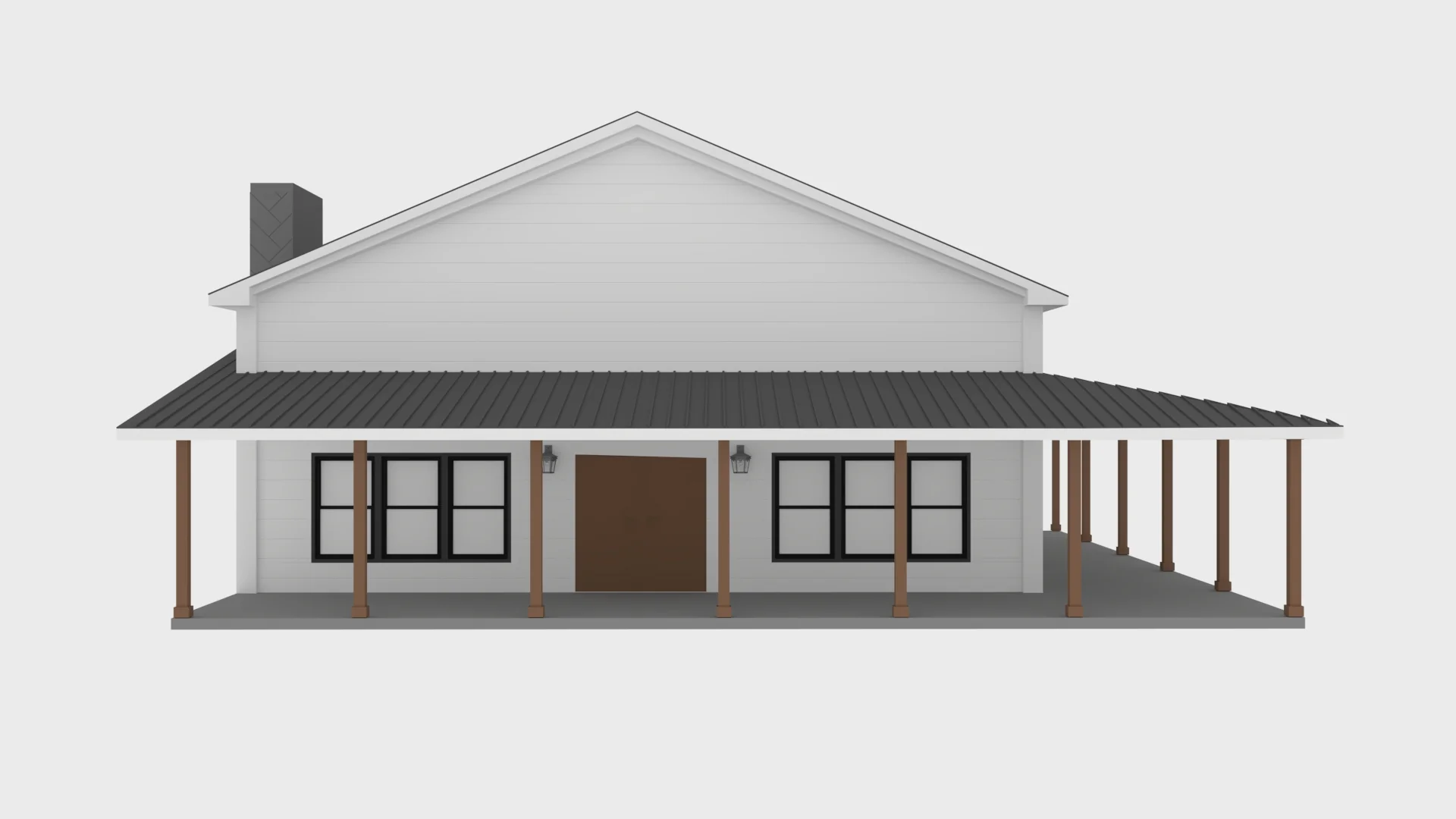 PL-62748 Ainsley Barndominium House Plan - Image 3