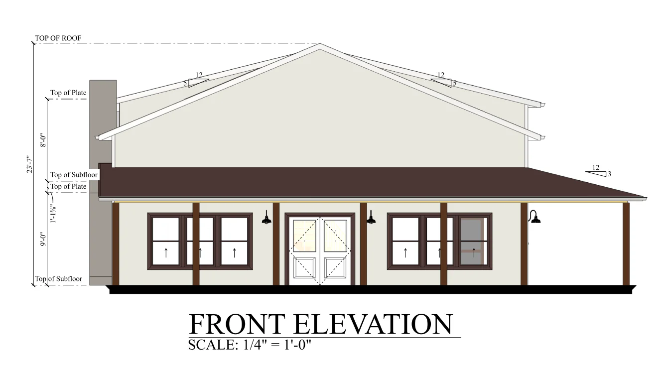 PL-62748 Ainsley Barndominium House Plan - Image 8