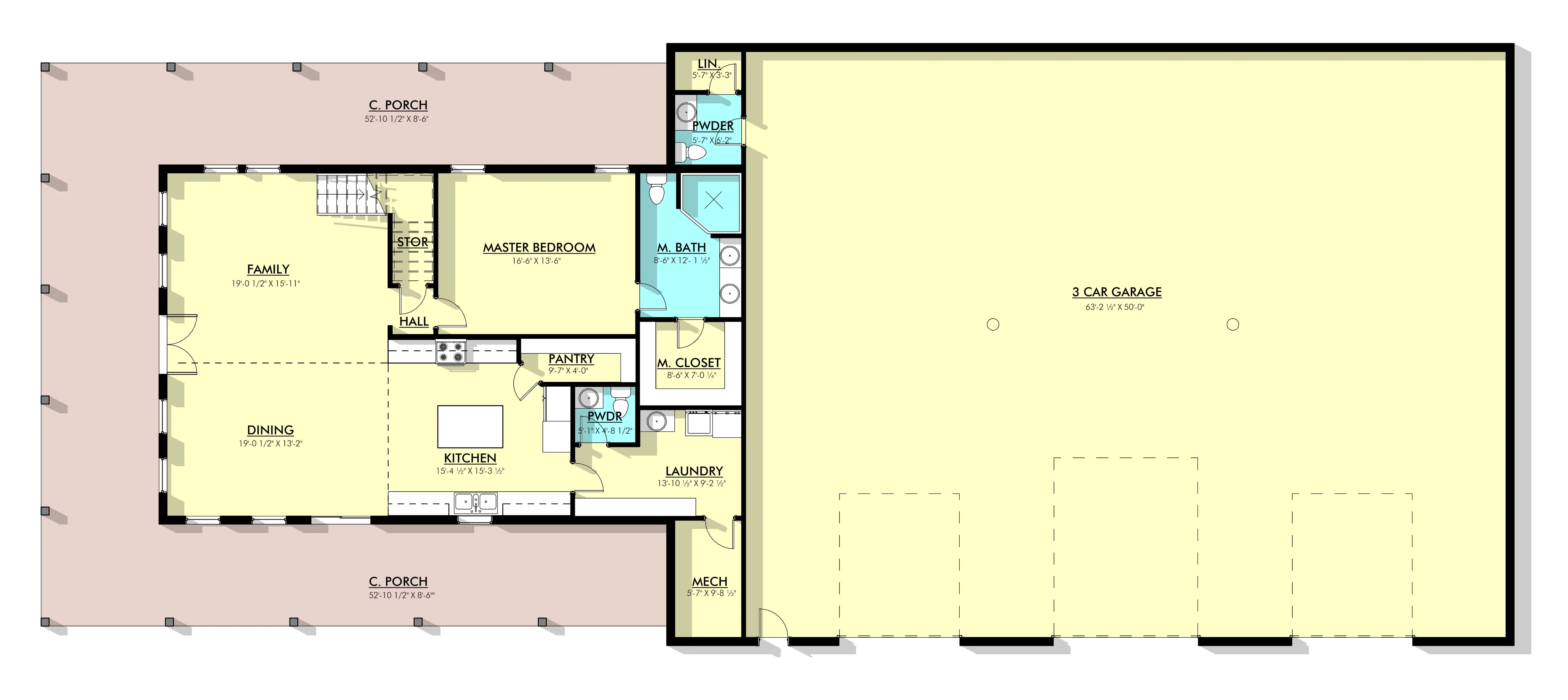 PL-62749 Wellington Barndominium House Plan - Image 14