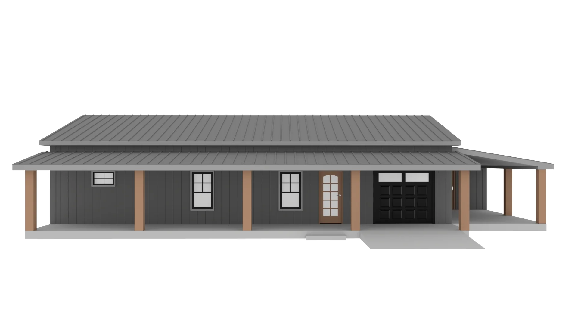 PL-62762 Jasper Barndominium House Plan - Image 4