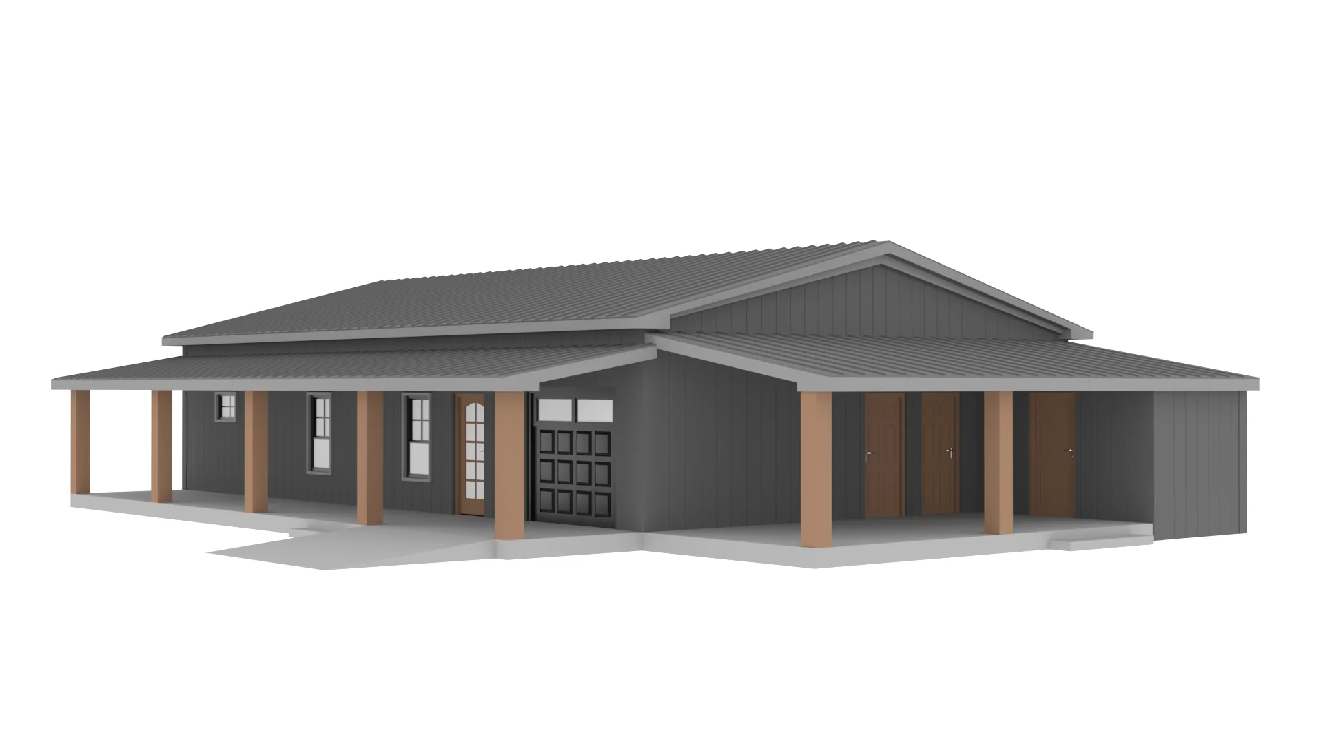 PL-62762 Jasper Barndominium House Plan - Image 5