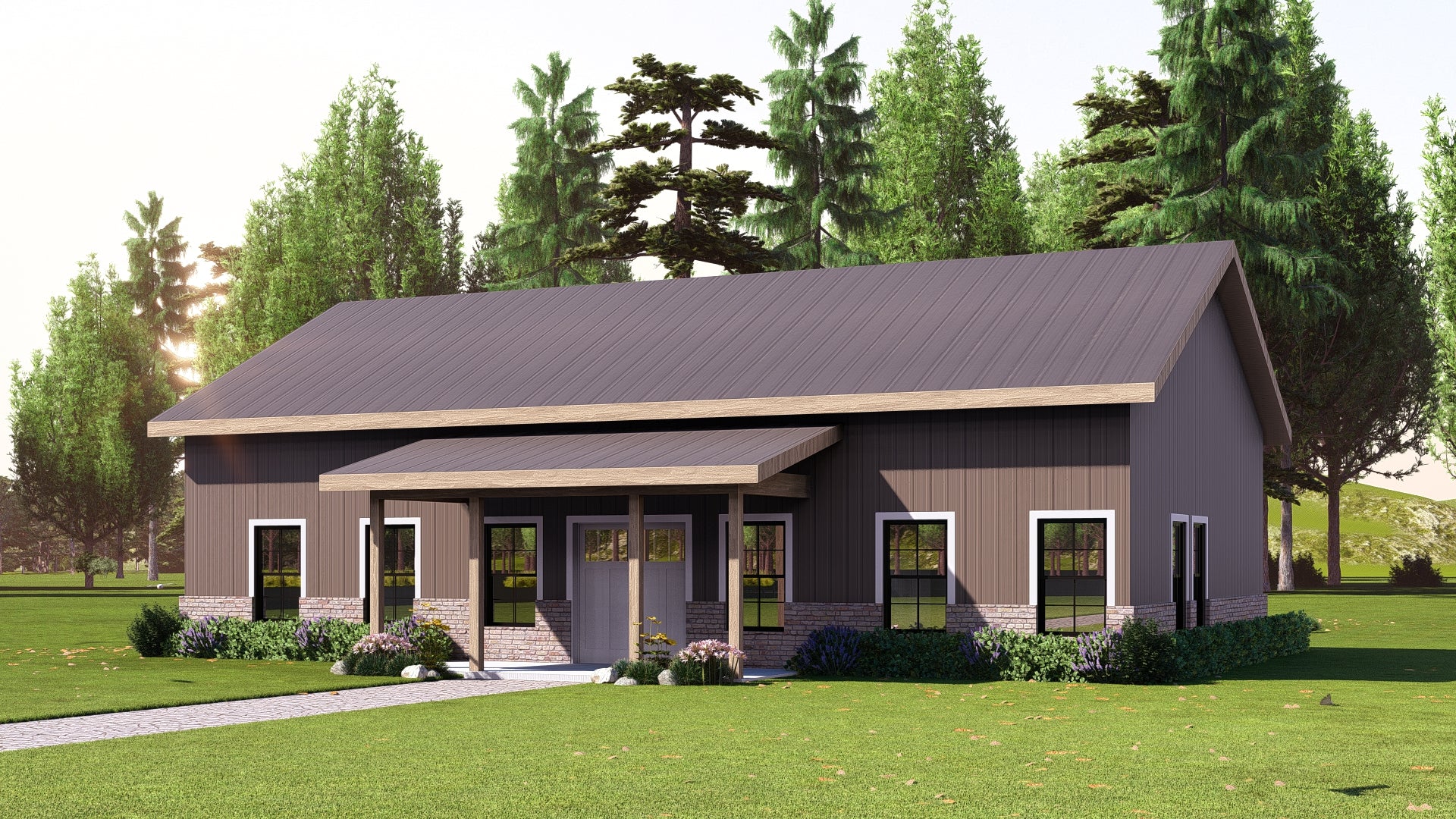 PL-62765 Cornelia Barndominium House Plan - Image 5