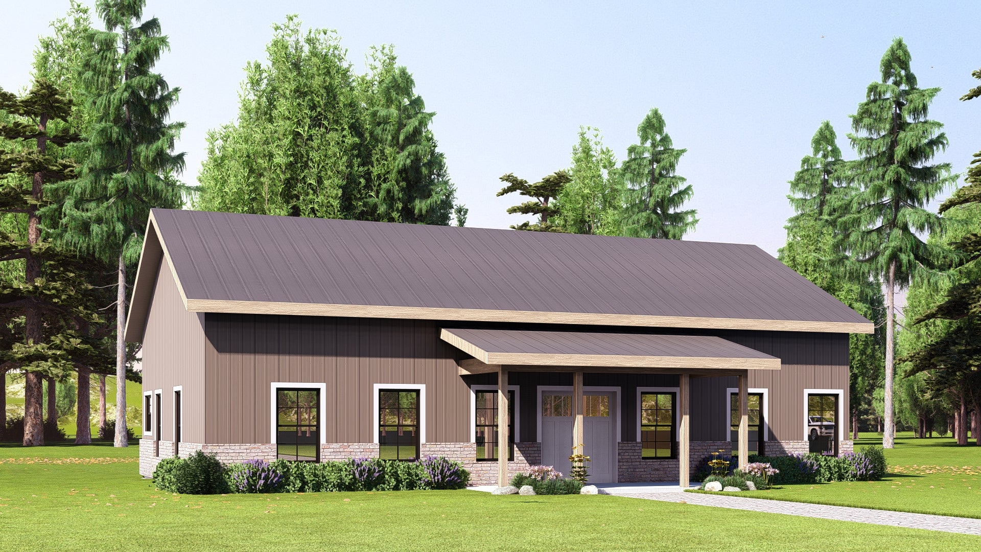 PL-62765 Cornelia Barndominium House Plan - Image 6