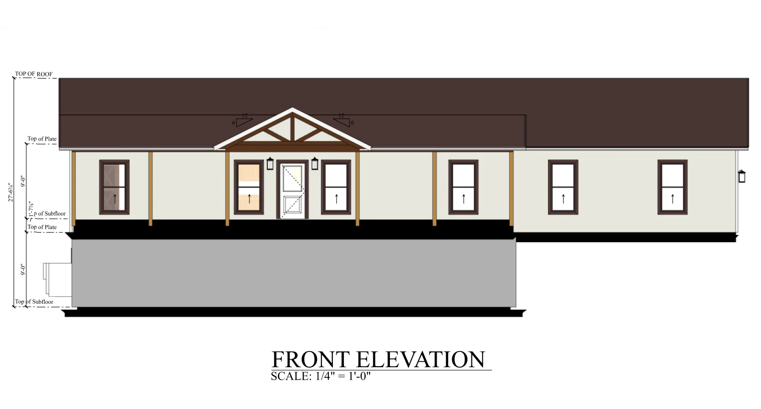 PL-62777 Crystal Barndominium House Plan - Image 10