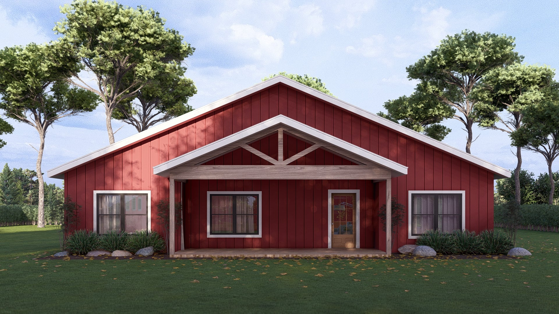PL-62830 Ruby Barndominium House Plan - Image 4