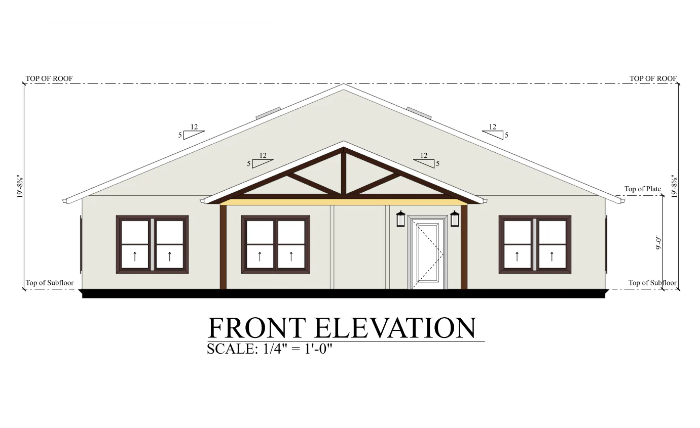 PL-62830 Ruby Barndominium House Plan - Image 8